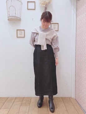 マジェスティックレゴン西宮ガーデンズ店スタッフさん（レディース・155cm）の秋コーディネート