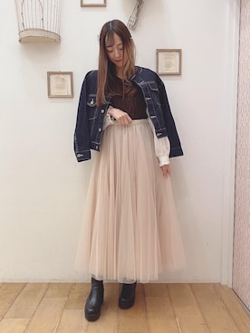 マジェスティックレゴン西宮ガーデンズ店スタッフさん(レディース・153cm)の秋コーディネート