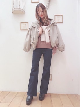 マジェスティックレゴン西宮ガーデンズ店スタッフさん（レディース・153cm）の秋コーディネート