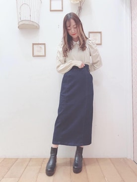 マジェスティックレゴン西宮ガーデンズ店スタッフさん（レディース・153cm）の秋コーディネート