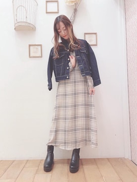 マジェスティックレゴン西宮ガーデンズ店スタッフさん(レディース・153cm)の秋コーディネート