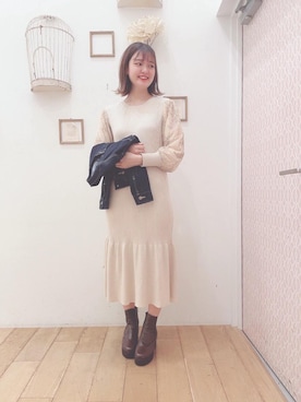 マジェスティックレゴン西宮ガーデンズ店スタッフさん(レディース・164cm)の秋コーディネート