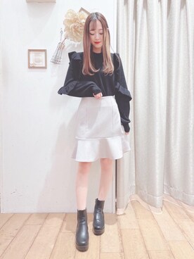 マジェスティックレゴン西宮ガーデンズ店スタッフさん（レディース・153cm）の秋コーディネート
