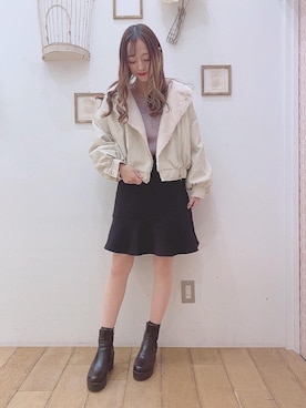 マジェスティックレゴン西宮ガーデンズ店スタッフさん（レディース・153cm）の秋コーディネート