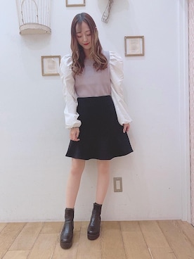 マジェスティックレゴン西宮ガーデンズ店スタッフさん（レディース・153cm）の秋コーディネート