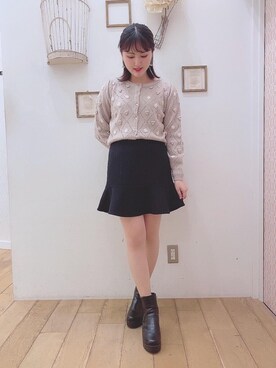 マジェスティックレゴン西宮ガーデンズ店スタッフさん（レディース・160cm）の秋コーディネート