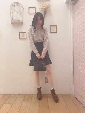 マジェスティックレゴン西宮ガーデンズ店スタッフさん（レディース・164cm）の秋コーディネート