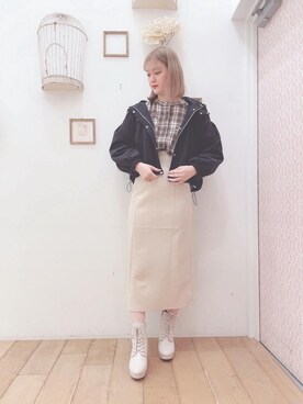 マジェスティックレゴン西宮ガーデンズ店スタッフさん（レディース・164cm）の秋コーディネート