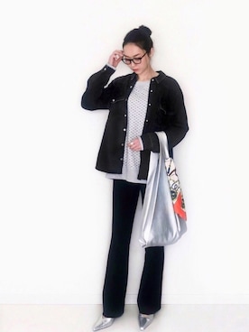 「Ameri（アメリ）のアイテム」を使った、Yukiさん（レディース・167cm）の春コーディネート