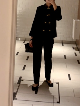 「NE QUITTEZ PAS!（ヌキテパ）のアイテム（その他アウター）」を使った、1011001さん（レディース・170cm）の春コーディネート