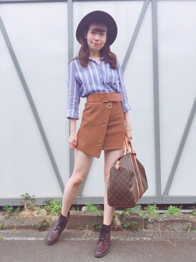 「アイテム（ボストンバッグ）」を使った、いまり*さん（レディース・163cm・10代）の春コーディネート