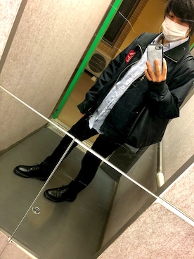 「canterbury（カンタベリー）のアイテム（ジャケット/アウター）」を使った、ゆうやさん（メンズ・168cm）の春コーディネート