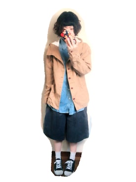 「お祭り」｜「アイテム（ジャケット/アウター）」を使った、雨 音 。さん（レディース・157cm）の春コーディネート
