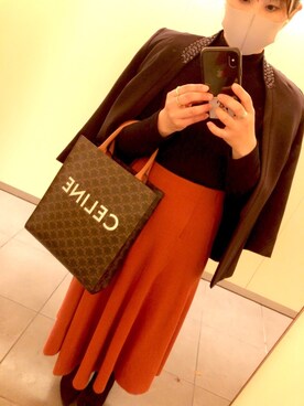 「H&M（エイチ・アンド・エム）のアイテム（ノーカラージャケット）」を使った、ayaさん（レディース・156cm）の秋コーディネート