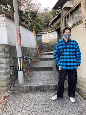 「RYO TAKASHIMA（リョウタカシマ）のアイテム（財布/小物）」を使った、gpmadwt7さん（メンズ・170cm）の冬コーディネート