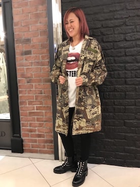 「リップ」｜Yukaさん（レディース・155cm）の秋コーディネート