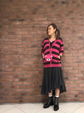 「G-SHOCK」｜「アイテム（財布/小物）」を使った、Yukaさん（レディース・155cm）の春コーディネート