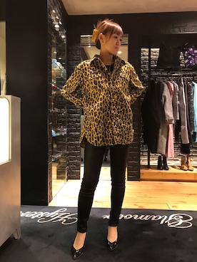 HYSTERIC GLAMOUR（ヒステリックグラマー）の「HG LEOPARD総柄 長袖 ...