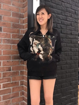 「風神雷神」｜Yukaさん（レディース・155cm）の春コーディネート