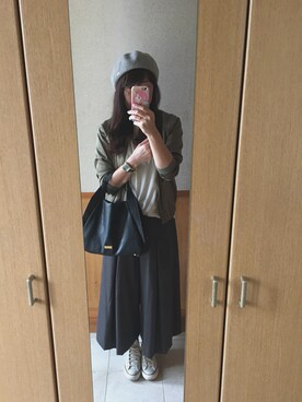 「Cal（カル）のアイテム」を使った、aya _sunaさん（レディース・164cm）の冬コーディネート