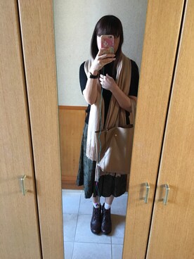 「MICKEY WATCH（ミッキーウォッチ）のアイテム」を使った、aya _sunaさん（レディース・164cm）の冬コーディネート