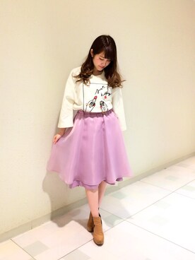 Ayaka Hishizakiさん(レディース・158cm)の冬コーディネート
