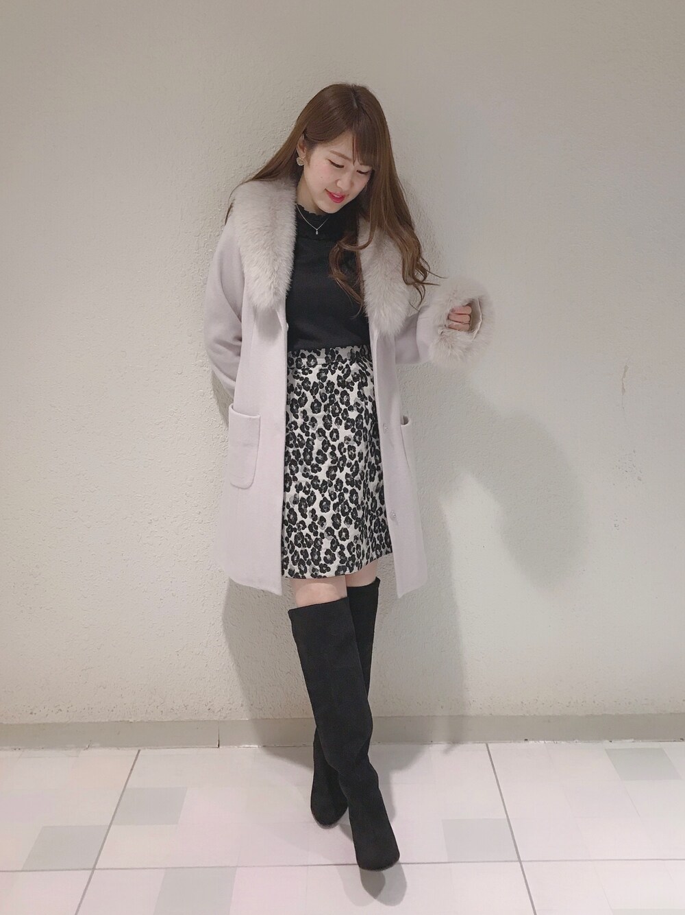 Supreme La.La.♡フォックスファーガウンコート