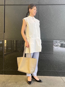 西山 オデット エ オディール スタッフさん(レディース・163cm)の夏コーディネート