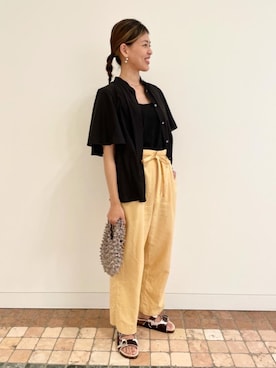 西山　オデット エ オディール スタッフさん（レディース・163cm）の夏コーディネート