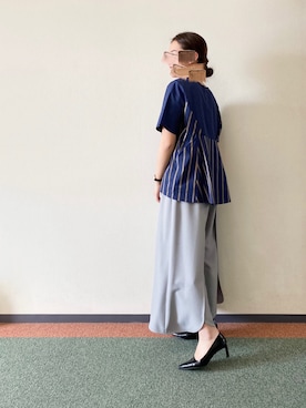 「RAW FUDGE（ローファッジ）のアイテム」を使った、yuさん（レディース・161cm）の夏コーディネート