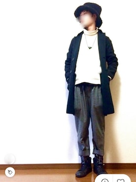 「impossible possibility（インポッシブルポッシビリティー）のアイテム」を使った、JJさん（メンズ・180cm）の春コーディネート