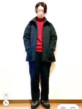 「SPALWART（スパルウォート）のアイテム」を使った、JJさん（メンズ・180cm）の冬コーディネート
