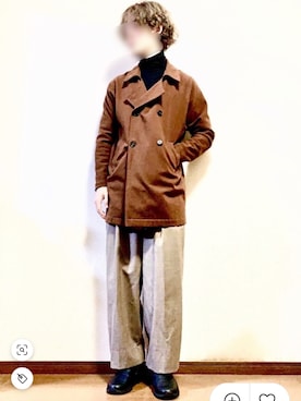 「BASISBROEK（バシスブルック）のアイテム（ジャケット/アウター）」を使った、JJさん（メンズ・180cm）の秋コーディネート