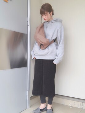 「PINE FORT（パインフォート）のアイテム」を使った、m.yさん（レディース・163cm）の春コーディネート