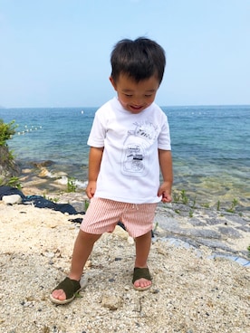 「'PalinkA（パリンカ）のアイテム」を使った、kotaroさん（キッズ・90cm）の夏コーディネート