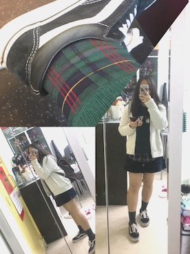 「PULL&BEAR（プルアンドベア）のアイテム（その他トップス）」を使った、Chloe さん（レディース・153cm）の冬コーディネート