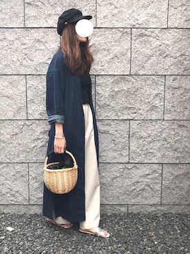「アパートバイローリーズ」｜「アイテム（その他アウター）」を使った、m___さん（レディース・165cm）の夏コーディネート