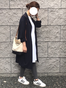 「HERITAGE LEATHER（ヘリテージレザー）のアイテム」を使った、m___さん（レディース・165cm）の夏コーディネート