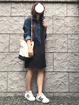 「HERITAGE LEATHER（ヘリテージレザー）のアイテム」を使った、m___さん（レディース・165cm）の夏コーディネート