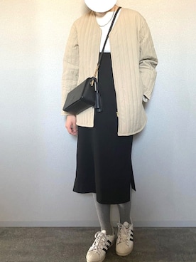 「UNITED ARROWS（ユナイテッドアローズ）のアイテム（ブルゾン）」を使った、m___さん（レディース・165cm）の冬コーディネート