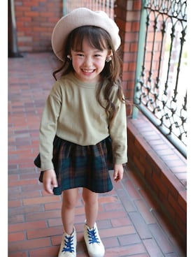 DIL baby&kids shopさん（キッズ・108cm）の秋コーディネート