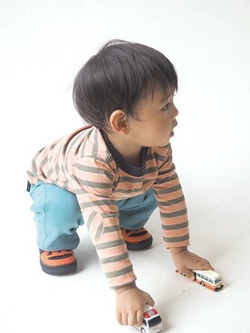 「SUNDAYSSUN」｜DIL baby&kids shopさん（キッズ・90cm）の秋コーディネート