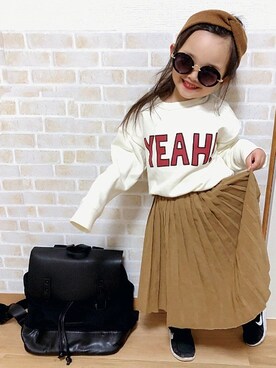 「SUNDAYS SUN（サンデイズ サン）のアイテム」を使った、DIL baby&kids shopさん（キッズ・110cm）の秋コーディネート