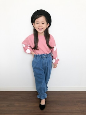 「SUNDAYSSUN」｜DIL baby&kids shopさん（キッズ・110cm）の秋コーディネート