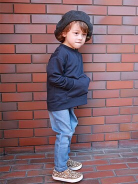 「SUNDAYSSUN」｜DIL baby&kids shopさん（キッズ・100cm）の秋コーディネート