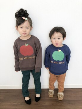 「SUNDAYSSUN」｜DIL baby&kids shopさん（キッズ・110cm）の冬コーディネート