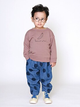 「SUNDAYSSUN」｜DIL baby&kids shopさん（キッズ・89cm）の秋コーディネート