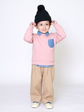 「SUNDAYSSUN」｜DIL baby&kids shopさん（キッズ・89cm）の秋コーディネート