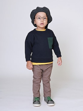 「SUNDAYSSUN」｜DIL baby&kids shopさん（キッズ・89cm）の秋コーディネート