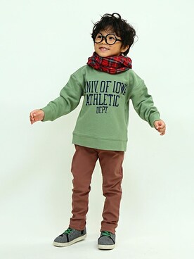 「SUNDAYSSUN」｜DIL baby&kids shopさん（キッズ・105cm）の秋コーディネート